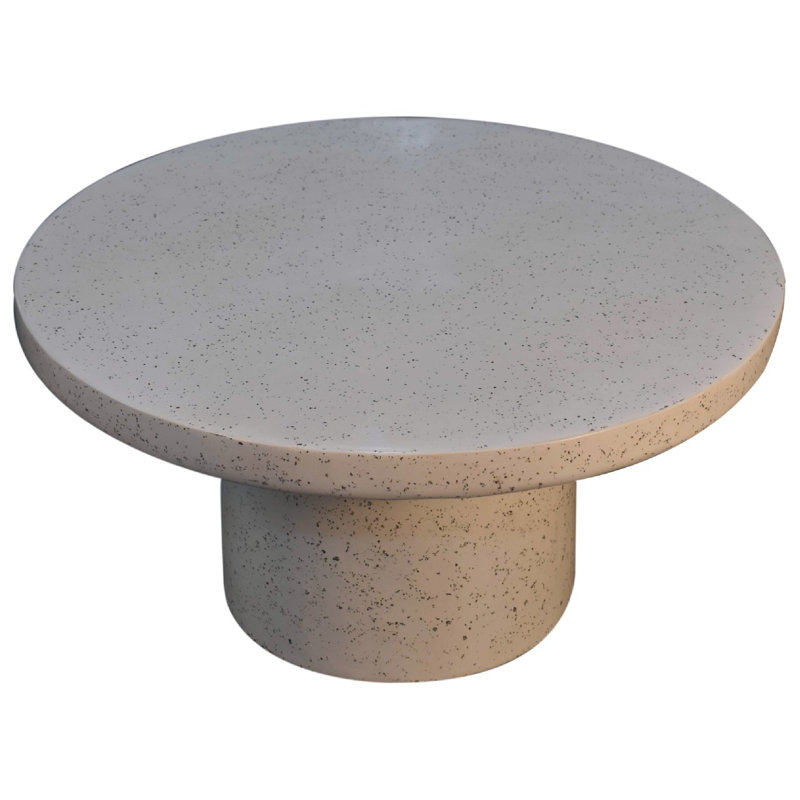Mhurran Solid Wood Drum Coffee Table