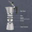 VonShef Stovetop Espresso Maker