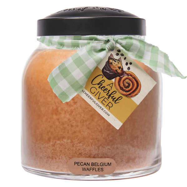 Winston Porter Pecan Belgium Waffles Scented Jar Candle | Wayfair