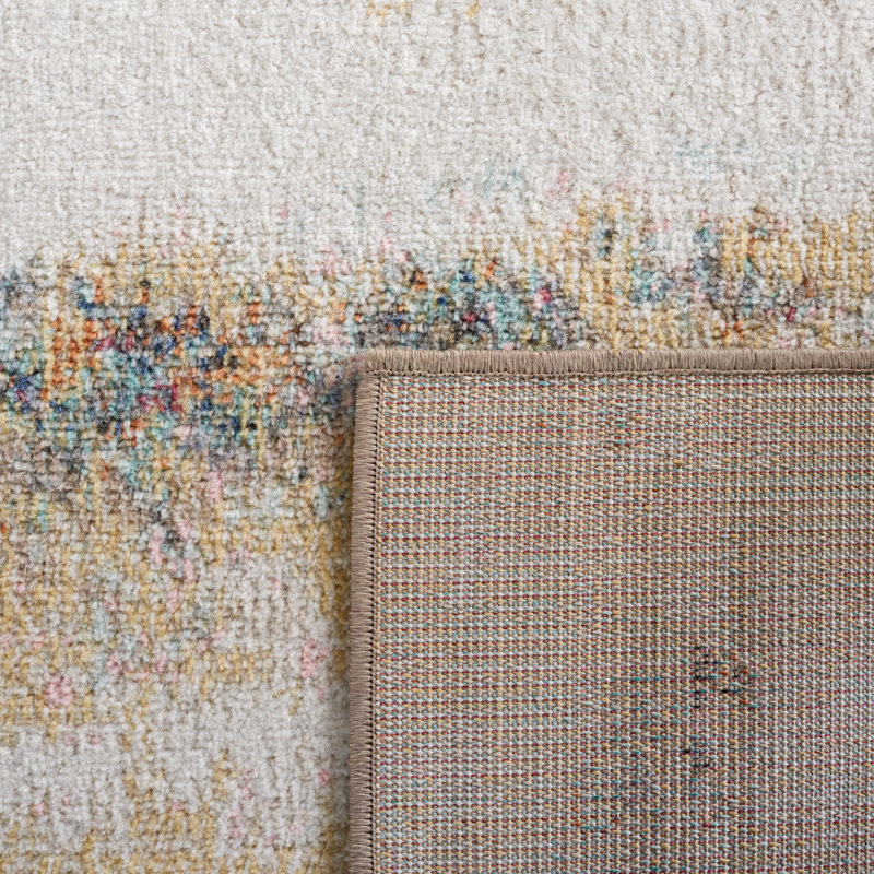 Phoenix 500 Performance Abstract Rug, Round 6'7"