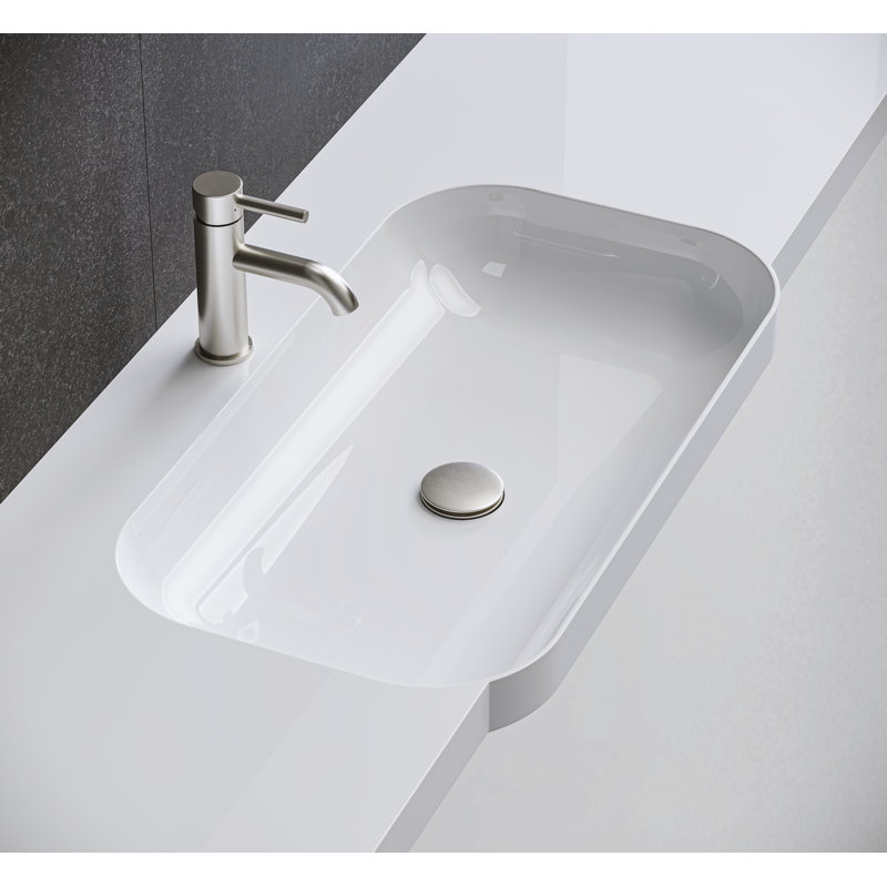 2.4'' W Drain Stopper, Brushed Nickel