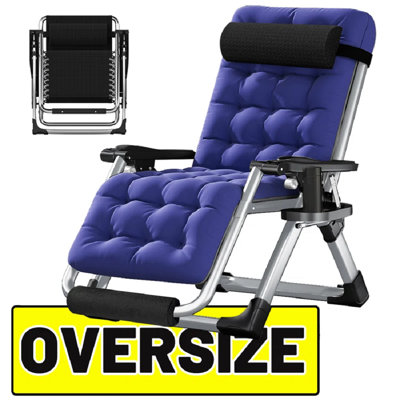 Zero Gravity Chair Lawn Recliner Reclining Patio Lounger Chair