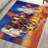 Soft Non Woven Printed Rug with Vibrant Floral Design Ideal for Home and Office Decor