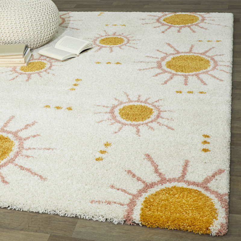 Tapis crème Nyle, Rectangle 6 pi 7 po x 9 pi
