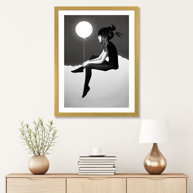 «No Like Thing As Rien by Night» par Ruben Ireland - impression d'art graphique, H 32 po x l 24 po x P 1 po