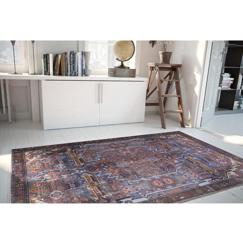 Premium 100% Polyester Area Rug, 6.9 x 10.2 ft | 1850 g/m², 0.2 in Pile Height | Recycled Poly Cotton Underside | Machine Washable at 30°C | Soft, Durable, Eco-Friendly Design for Modern Living Spaces