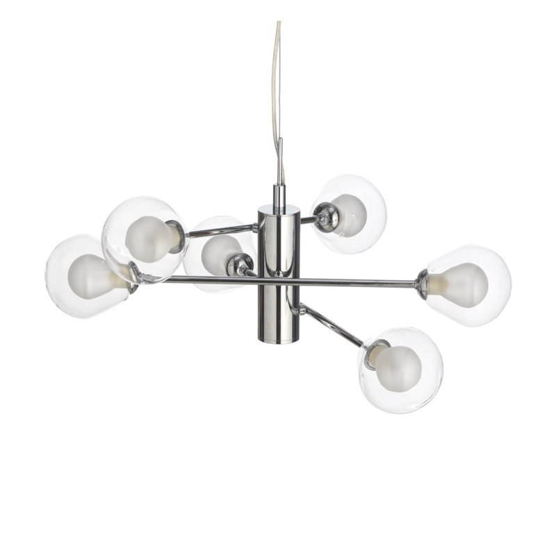 6 - Light Polished Chrome Pendant