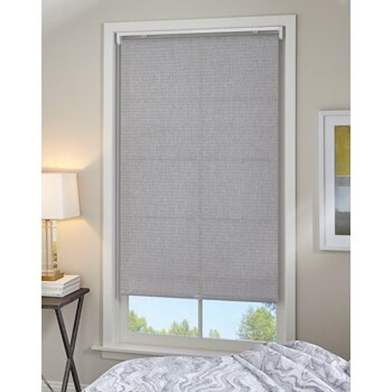 Store à enroulement gris semi-transparent, l 39 po x L 64 po