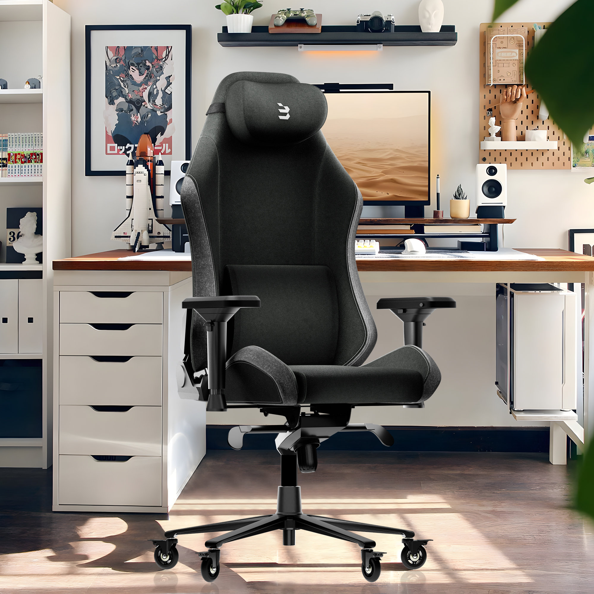 Hokku Designs Adjustable Reclining Ergonomic Swiveling PC & Racing Game ...