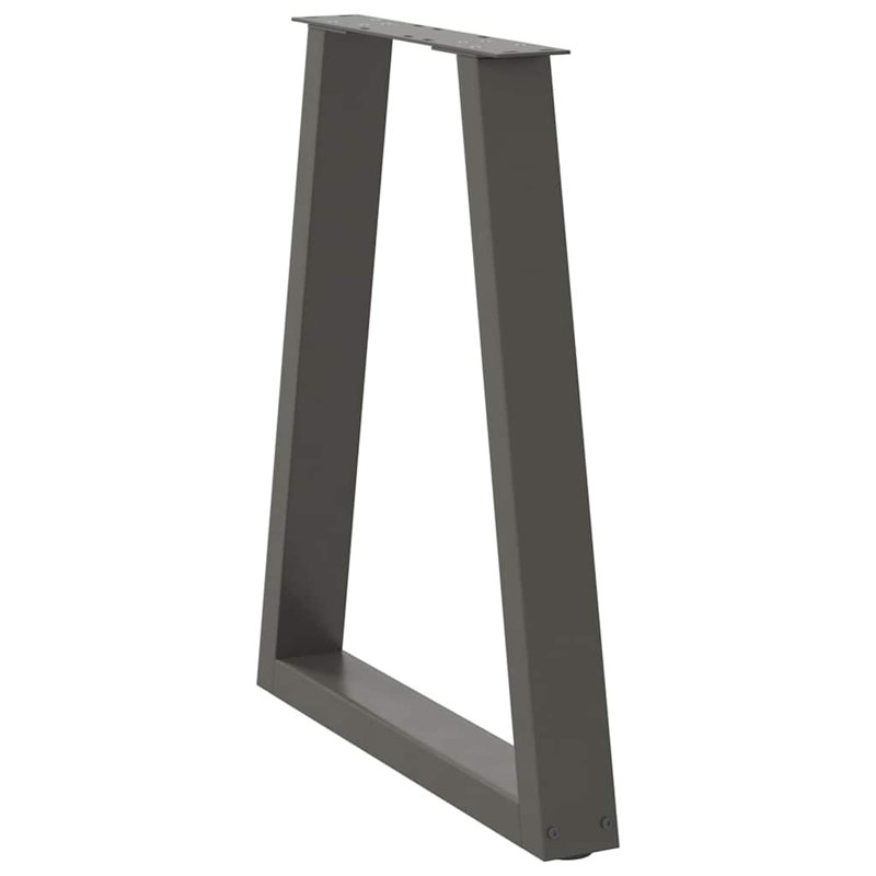 Auvil Table Leg, Anthracite, 73.3cm H x 50cm W x 8cm D