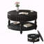 Table basse avec rangement, pieds robustes en bois massif pour salon Mid-Century-738529674
