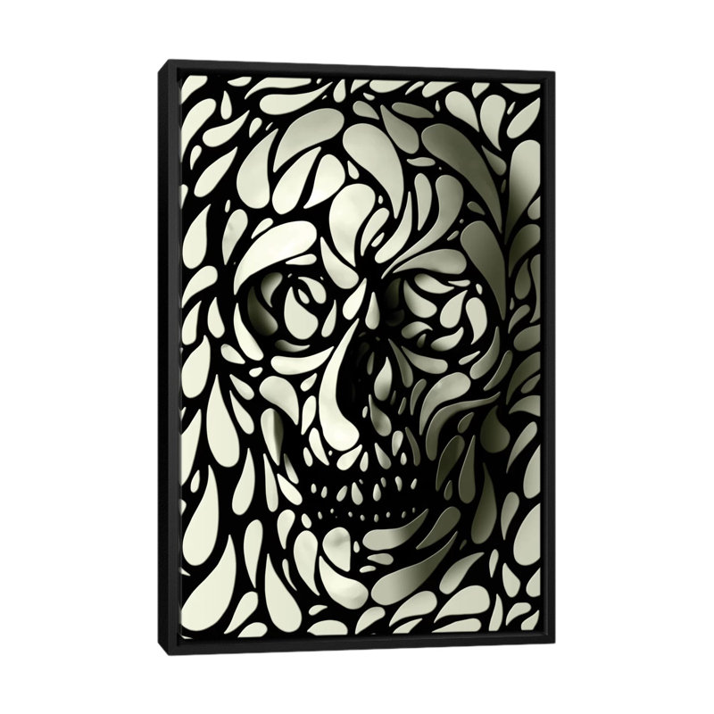 « hayne » par ali gulec, impression sur toile tendue, H 26 po x l 18 po x P 1,5 po, Toile avec cadre noir, Pas de tapis