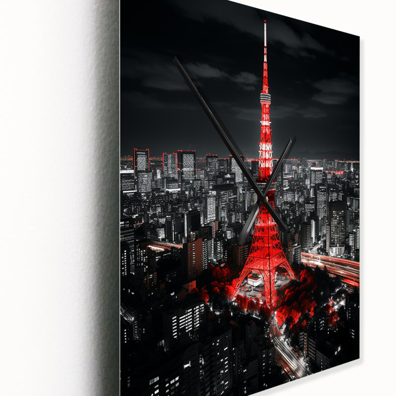 Jebadiah - Horloge murale paysages urbains, Petit