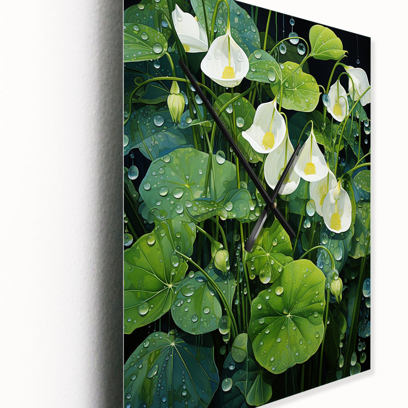 Ayelene - Plants Very Large Wall Clocks, Small