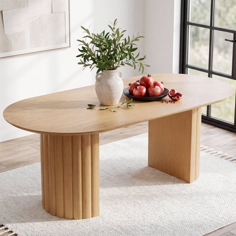 Table de salle à manger Rhea, Chêne