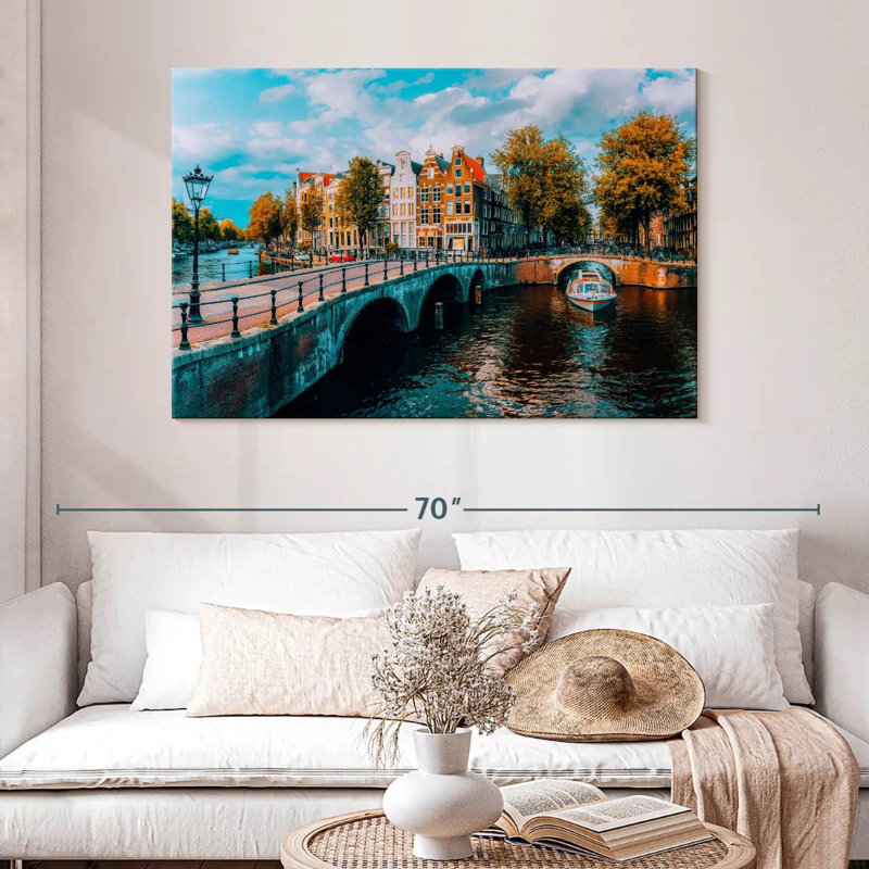 Canal Sirci Amsterdam, H 32 po x l 48 po