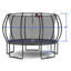 Citrouille trampoline YC 12FT - noir rouge-120886765