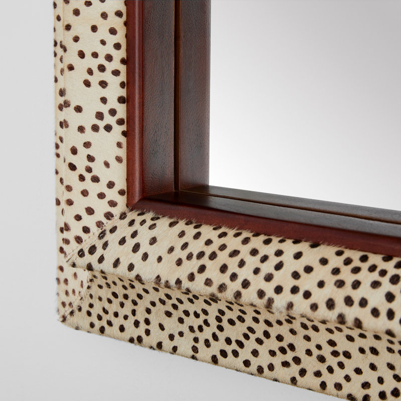 Gaborone Rectangle Leather Mirror