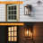 Olar Classic 11.1'' H 1-Light Outdoor Wall Sconce, Oil Rubbed Bronze Rectangular Metal Frame with Clear Glass Shade, Waterproof-2012777964-1962912857-1974913240