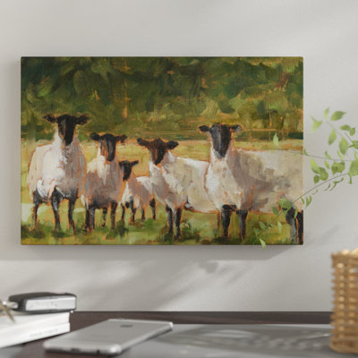 «Sheep Family II» par Ethan Harper - reproduction sur toile