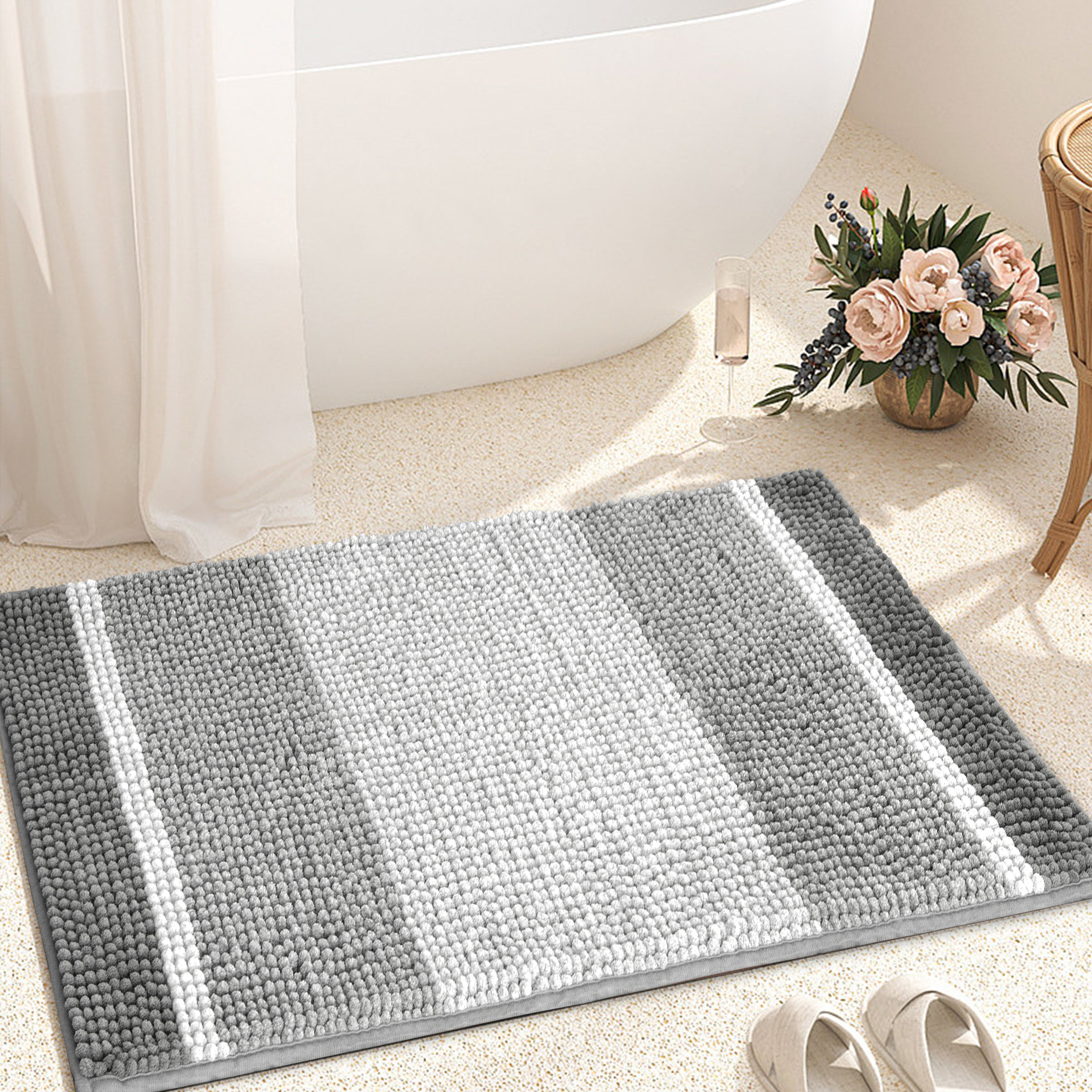 Luxury Winter thick warm bathroom living room floor mat door mat