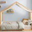 Lit simple à baldaquin avec panneaux latéraux rembourrés en velours, auvent en gaze respirante, base de lit plateforme à rembourrage doux, lit moderne à assemblage facile pour la chambre à coucher, chambre d'amis-499788039