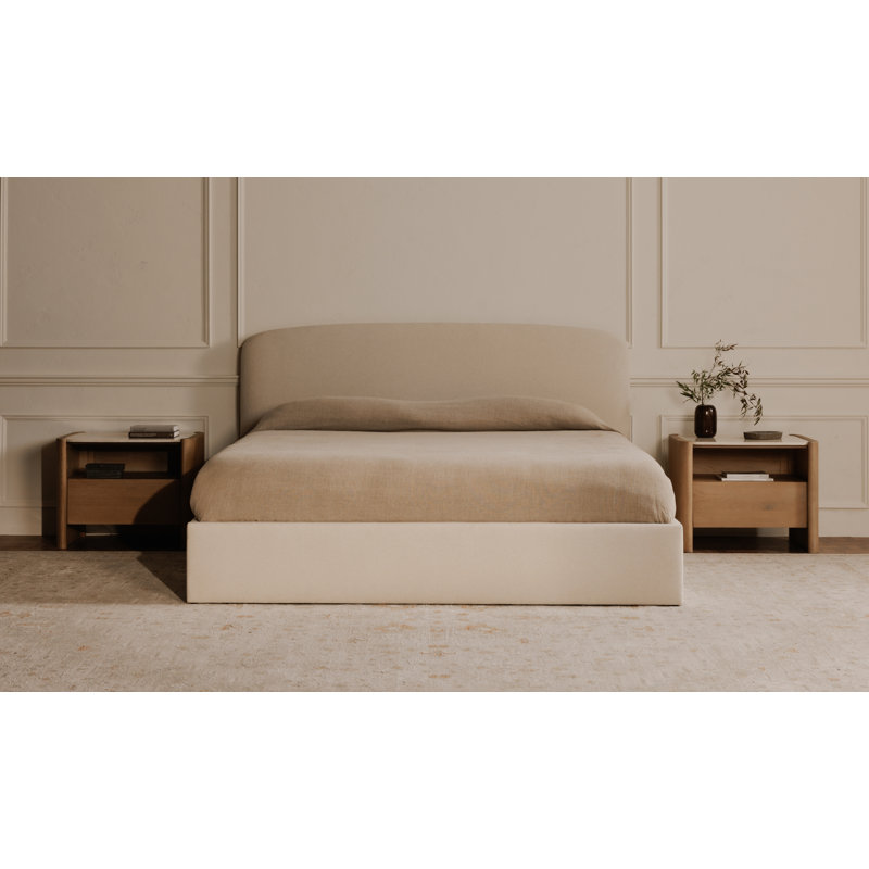 Windcrest Upholstered Platform Storage Bed