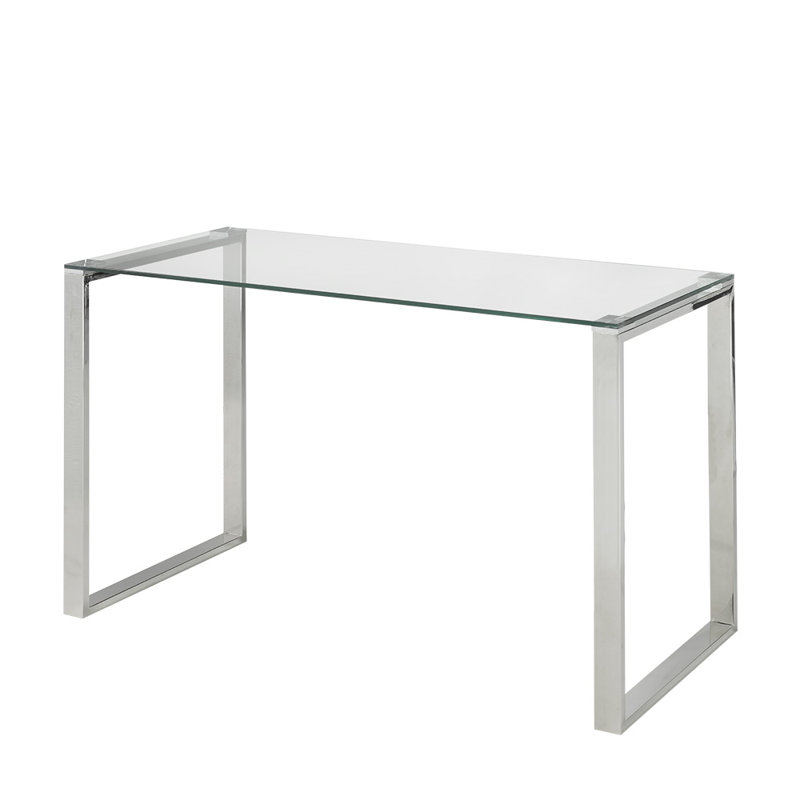 Chantrelle Stainless Steel Writing Desk, Silver