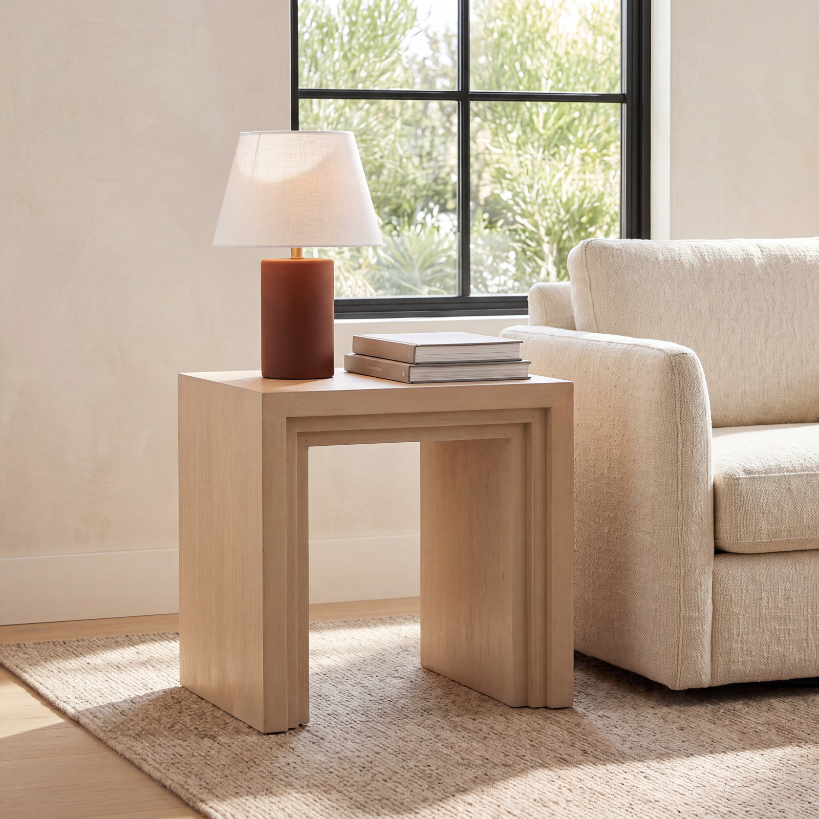 Gurvinder 20" Mango End Table