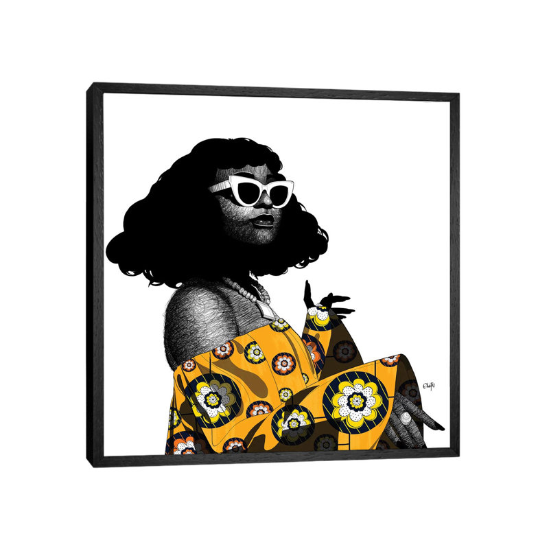 Something Just Like This by Ohab TBJ - Print on Canvas, Black Floater Framed, 66.04cm H x 66.04cm W x 3.81cm D