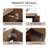 Mirrun 59.57 " W Freestanding Standard 2 Double Vanity Bathroom Vanity With Resin Top