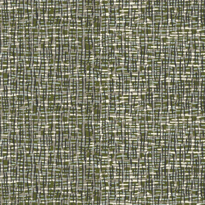 Papier peint Atomic Weave - olive ardoise