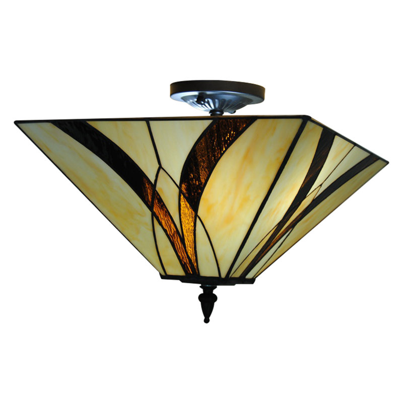 Plafonnier semi-encastré 3 lumières