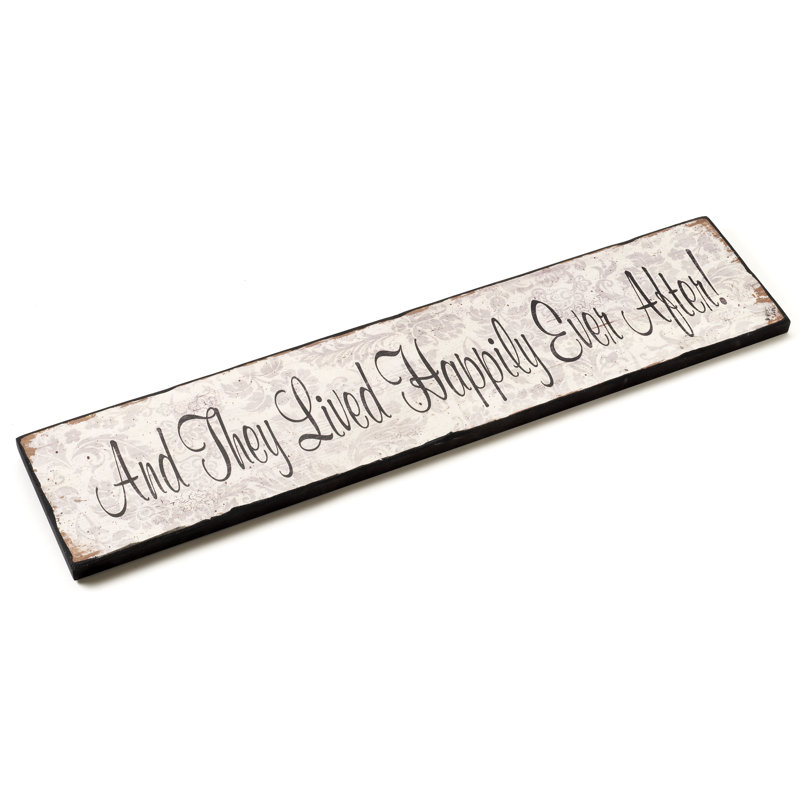 Tereasa Text & Numbers Decorative Plaque / Box Sign