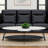 Ardoin Contemporary Modern 53 In. Oval White Coffee Table With Sintered Stone Top