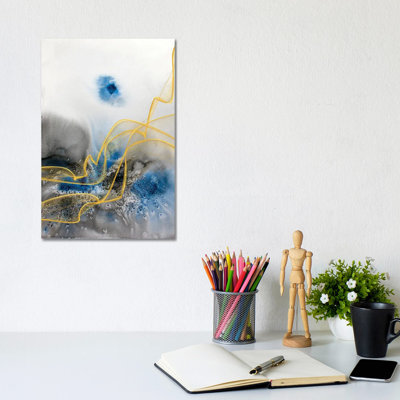 Coastal Watercolor Abstract VIII by Irena Orlov - Wrapped Canvas Gallery-Wrapped Canvas Giclée
