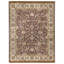High-Quality Hand-Knotted Aubergine And Gold Area Rug