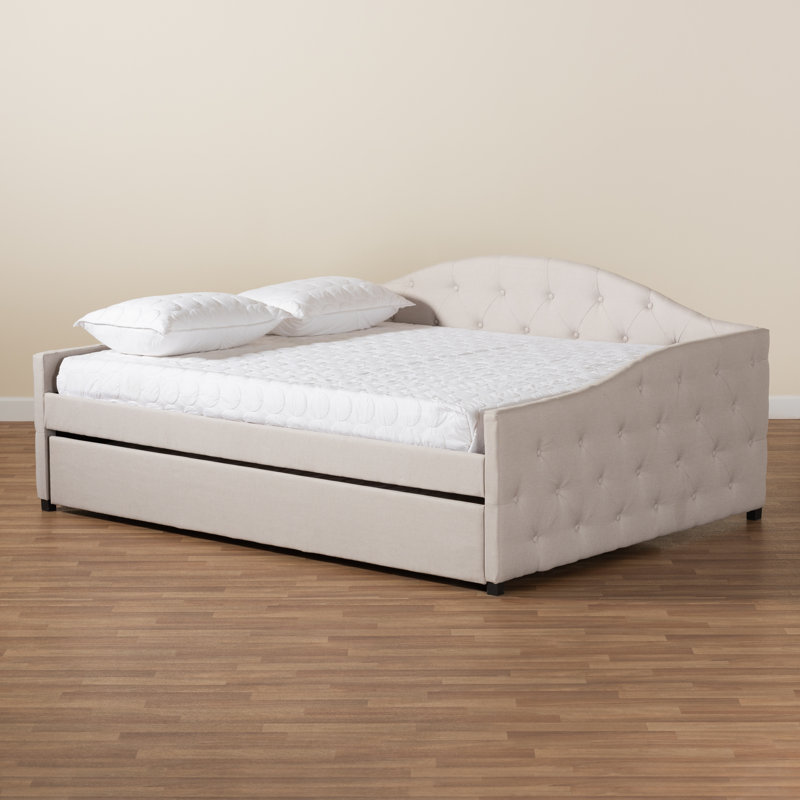 Kylan Upholstered Daybed, Gray, Full / Double