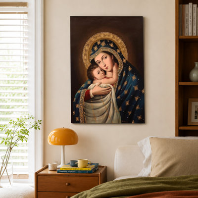 Orthodox Byzantine Virgin Mary poster