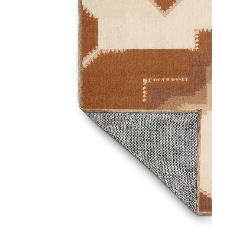 Tapis lavable à la machine Pauleth, Rond 3 pi