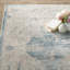 Tapis oriental en viscose bleu / beige Prager-21588789