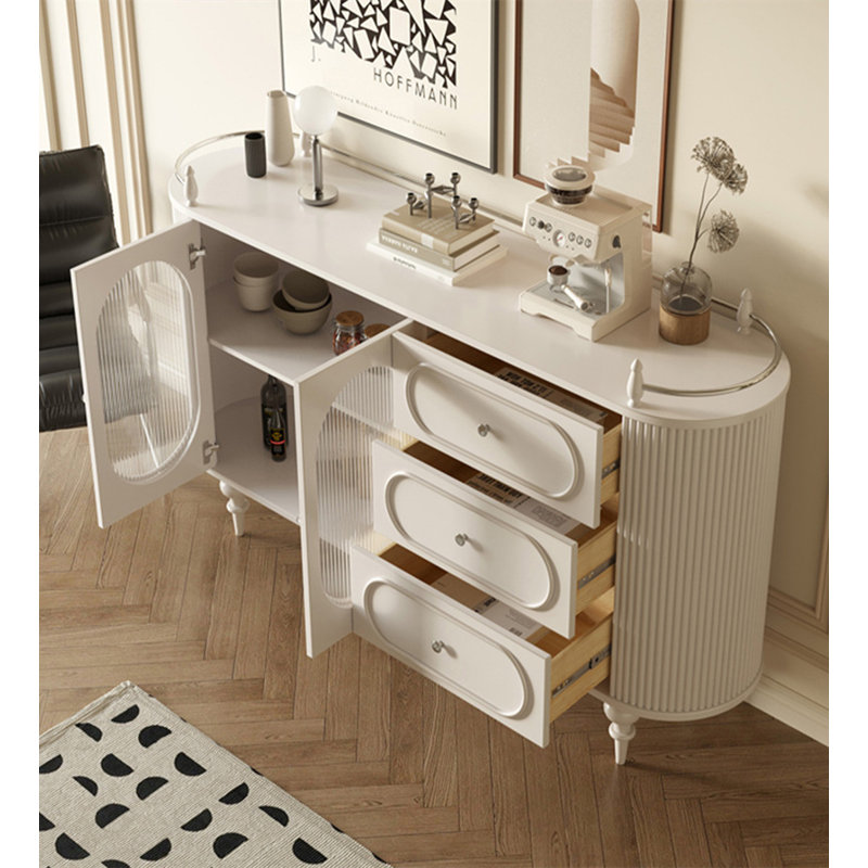 Addileigh Sideboard, White, 35.43" H x 55.12" W x 15.75" D