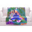 Couverture en sherpa Buddha In The Jungle Ii-507675073-432723934
