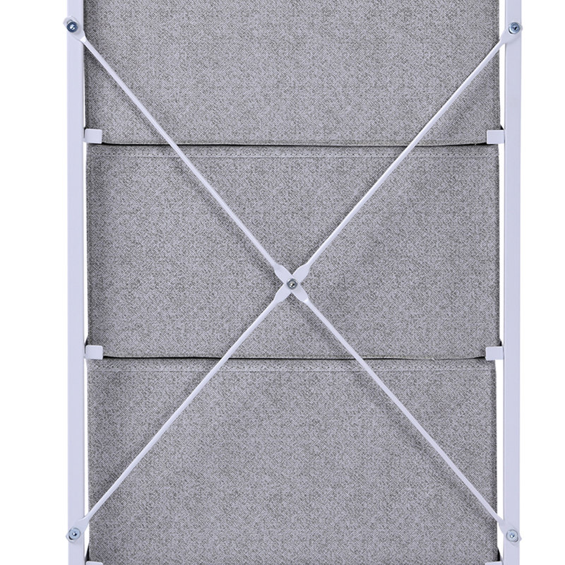 Commode de rangement 4 tiroirs Abing, Blanc