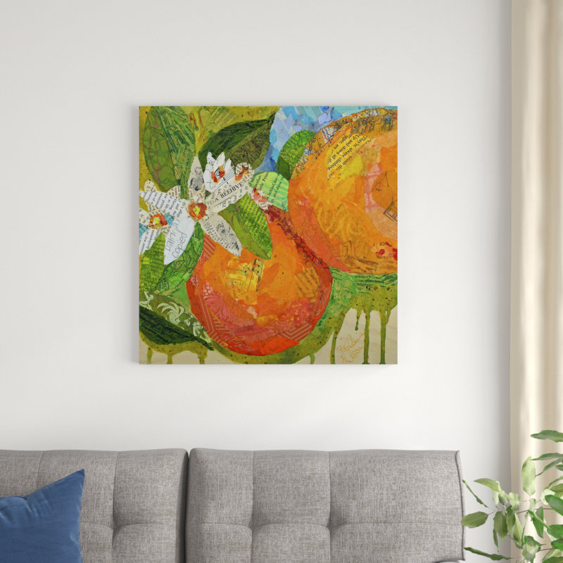 Oranges de la Floride, H 30 po x l 30 po x P 1,25 po
