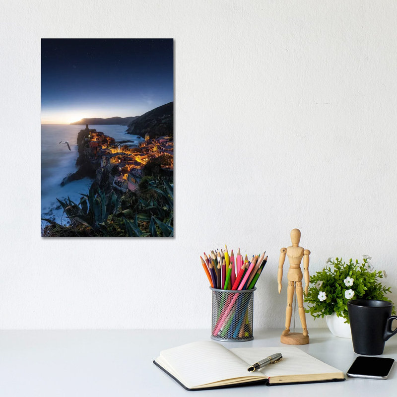 Vernazza 1 Piece Wall Art on Canvas, 20.32 cm H x 30.48 cm W, Wrapped Canvas