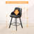Bar Stools Set of 2/3/4, 26/30" Swivel High Back Bar Height Bar Stools-1280425762-1280425760-1280425764