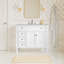 Rivers 40" Free-Standing Single Bathroom Vanity Set with Marble Vanity Top-1655146618