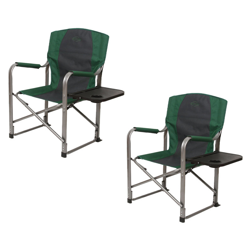 Chaise de réalisateur portable pliante, Vert / noir