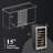 Trifecte Dual Zone 14.96 " Built-In and Freestanding 31 Bottle Wine Refrigerator